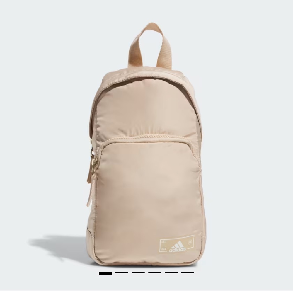 adidas Essentials Sling Crossbody Bag- Magic Beige/Off-white